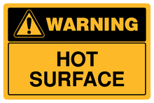 Warning - Hot Surface